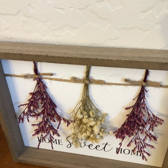 ⚡️⚡️Table Wall Decor Accent “Home Sweet Home” Multicolor - Picture 2 of 5